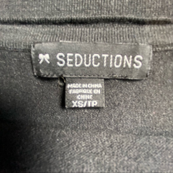 Black and White Stripped Bandage Mini Dress Top Skirt Size XS - Picture 7 of 10